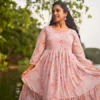 Elegant Two-Layer Gathered Dress